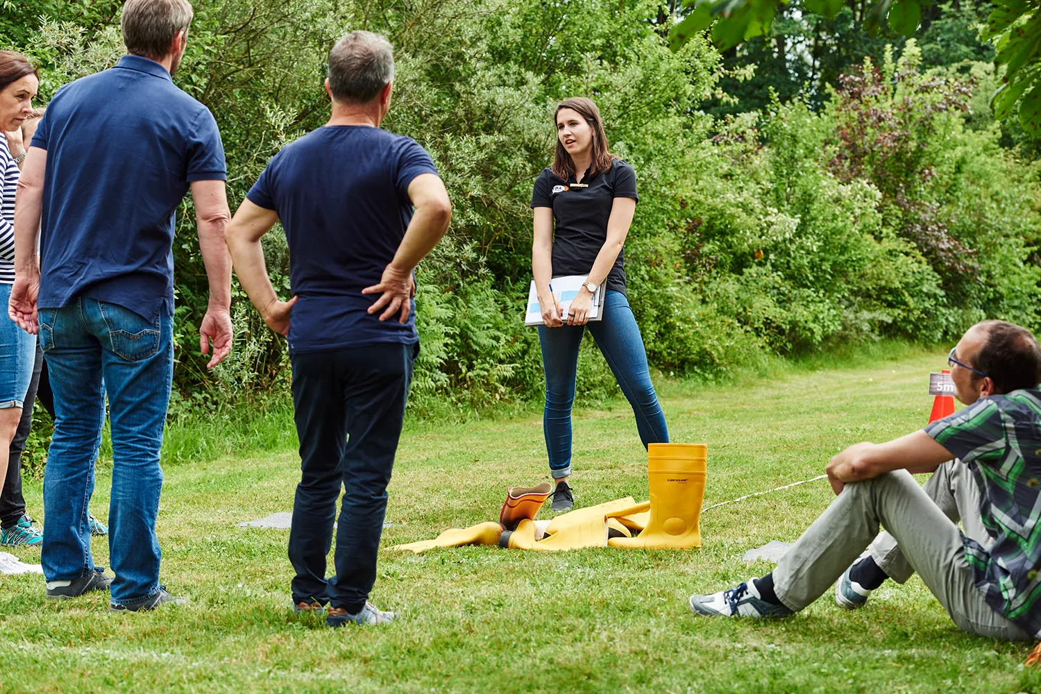 Bauernhofolympiade Teambuilding Spiel